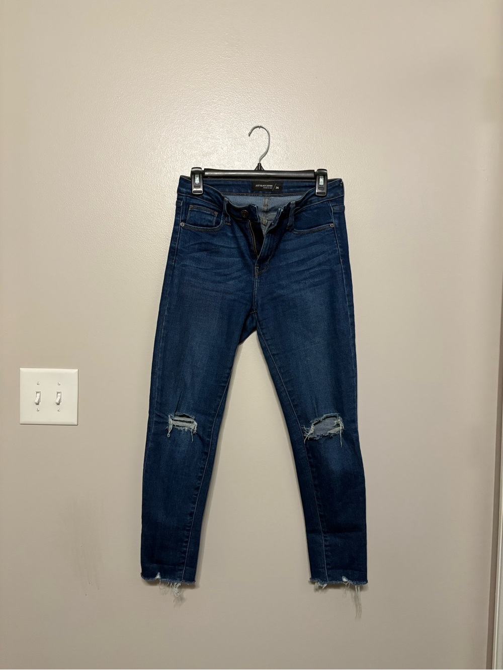 Just Black Dark Blue Denim Jeans